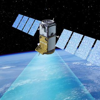 Le projet Galileo démarre le 19.10.2011 avec le lancement des premiers satellites. [ESA/Keystone]