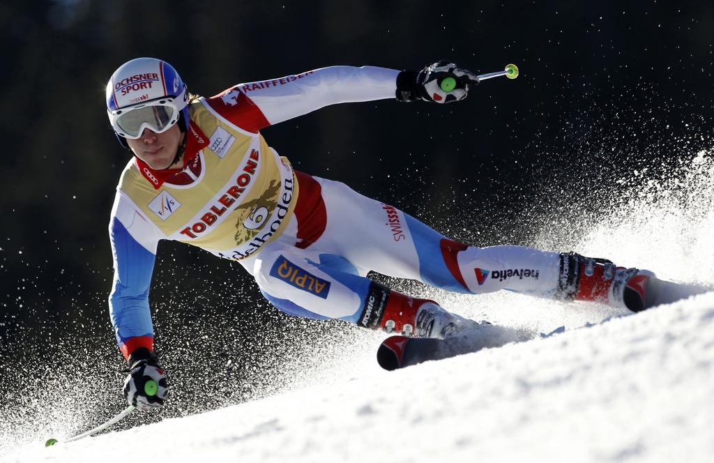 Carlo Janka a retrouvé toutes ses sensations dans l'Oberland bernois. [KEYSTONE - Alessandro Trovati]