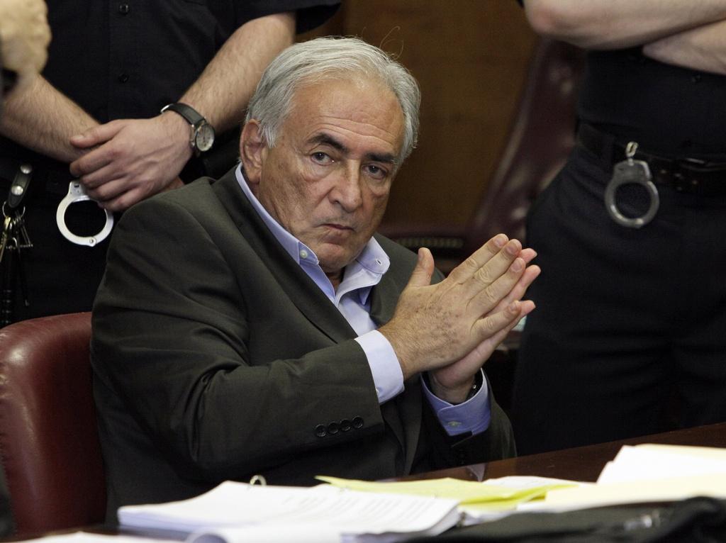 Dominique Strauss-Kahn a dû verser une caution d'un million de dollars. [AP Photo/Richard Drew]