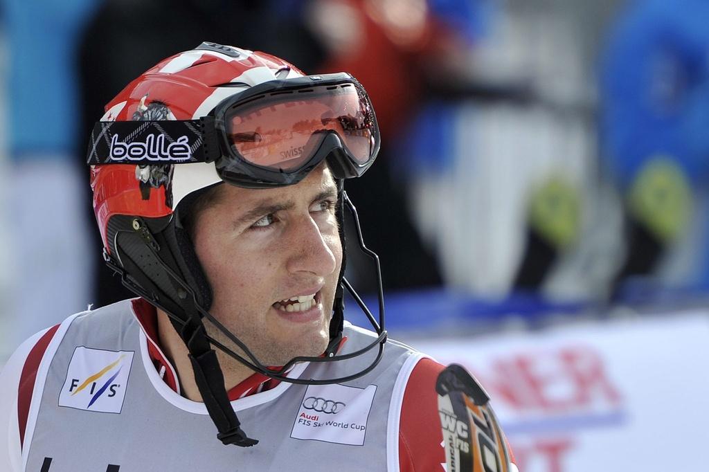 Silvan Zurbriggen a laissé filer une occasion de se rapprocher au général de la Coupe du monde. [KEYSTONE - Peter Schneider]