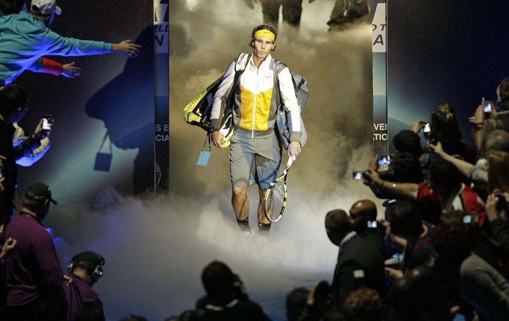 Nadal n'a gagné qu'un seul tournoi indoor dans sa carrière riche de 46 titres: le Masters Series de Madrid en 2005. [KEYSTONE - Sang Tan]