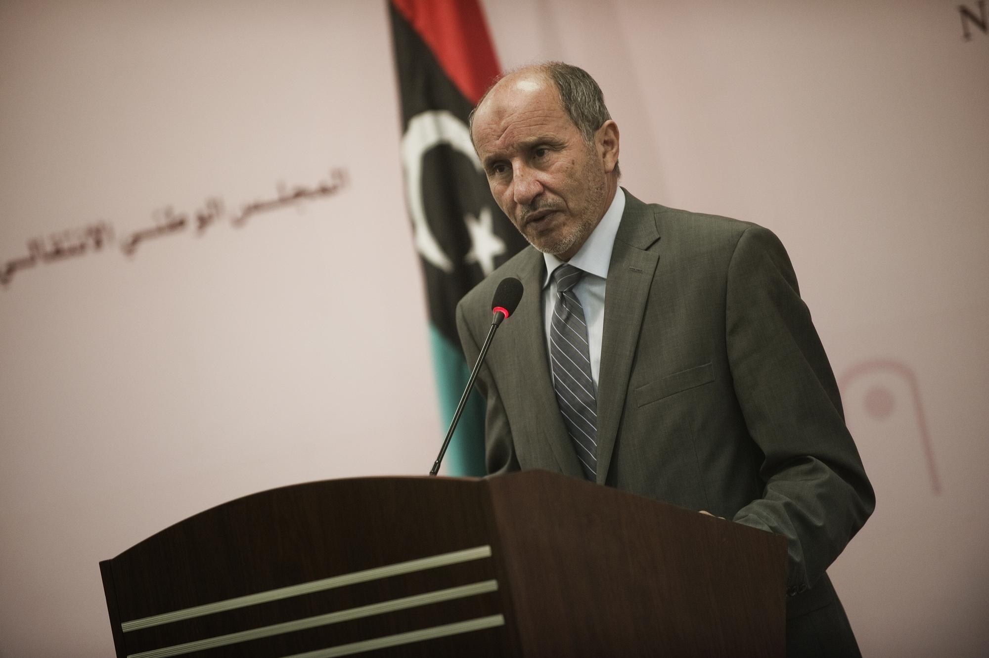 Moustapha Abdeljalil a annoncé la fin proche du colonel Kadhafi. [AFP - Gianluigi Guercia]