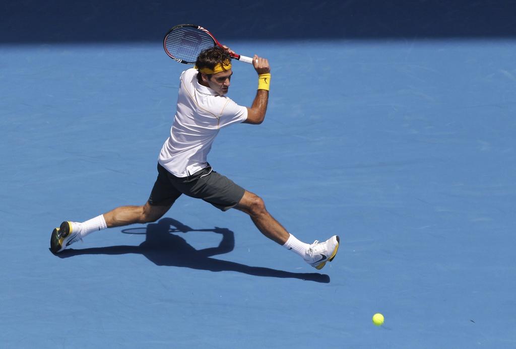 Federer a montré à Stan qu'il est et restera le patron du tennis suisse. [Keystone - John Donegan]