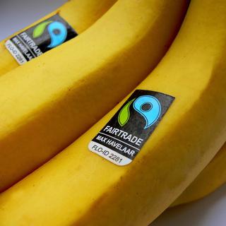 Les bananes Max Havelaar sont peut-être le produit le plus connu en Suisse de la fondation dédiée au commerce équitable. [Photo de presse Max Havelaar]