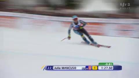Ski Alpin / Descente Dames Lenzerheide : victoire de l'Américaine Julia Mancuso
