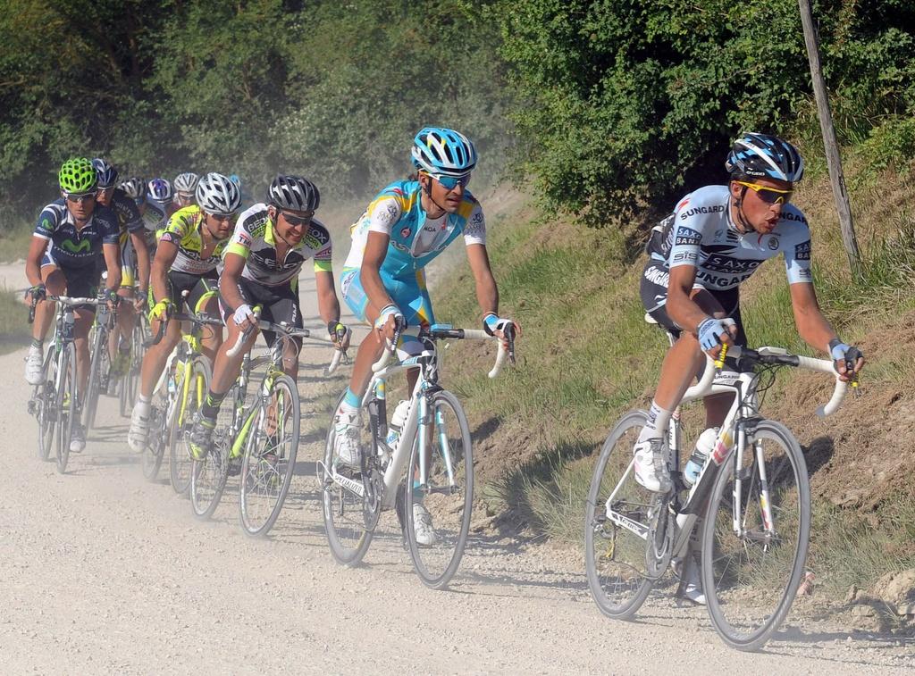 Contador a attaqué à deux kilomètres de l'arrivée. [KEYSTONE - Carlo Ferraro]