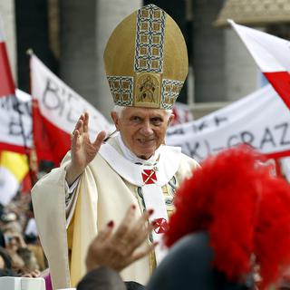Le pape Benoît XVI a présidé la messe de béatification. [Max Rossi]