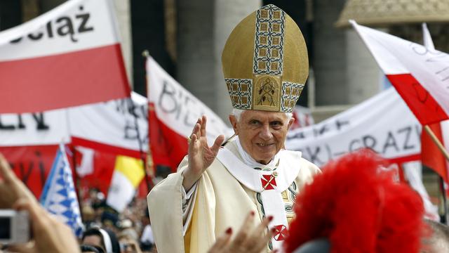 Le pape Benoît XVI a présidé la messe de béatification. [Max Rossi]