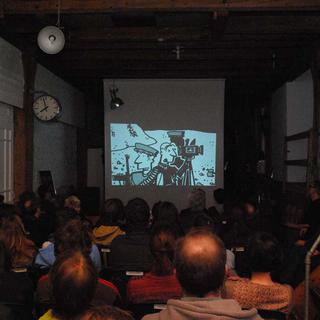 Le BD journalisme a fait salle comble à Porrentruy samedi 5 novembre 2011 lors du Mois du film documentaire. [Gaël Klein]