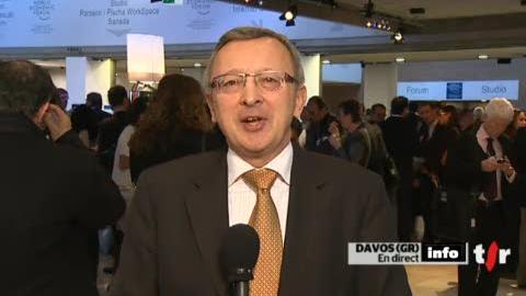 Davos/Forum économique mondial: les précisions de Xavier Colin