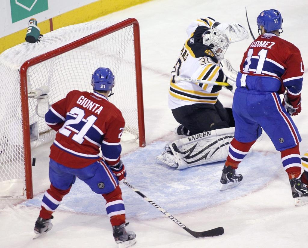 Gionta inscrit l'un des deux buts de Montréal de la soirée. [KEYSTONE - Ryan Remiorz]