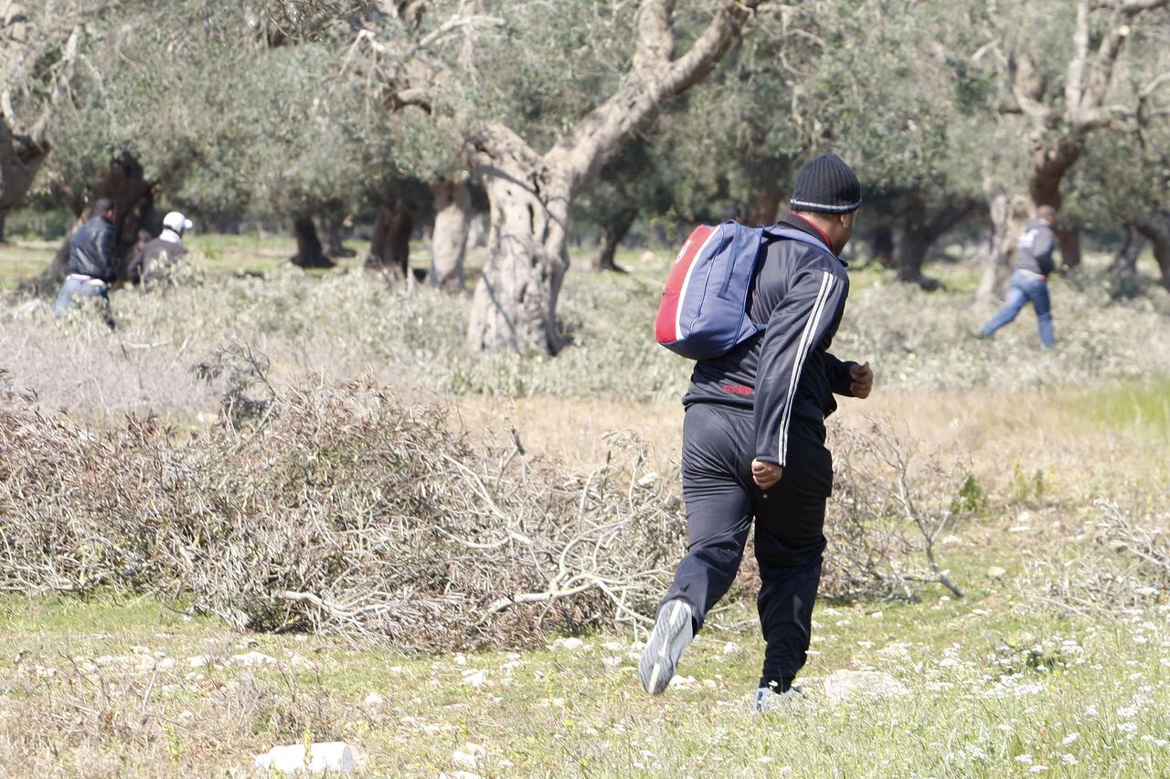 Plusieurs Tunisiens ont réussi à prendre la poudre d'escampette. [AFP - Carlo Hermann]