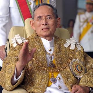 A 84 ans, le roi Bhumibol de Thaïlande, ou RamaX, est le plus ancien chef d’Etat en exercice de la planète. [Pornchai Kittiwongsakul]