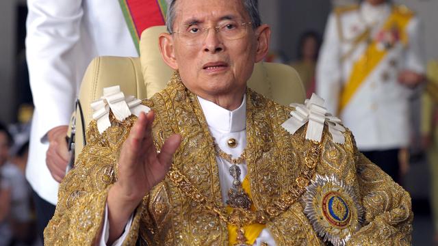 A 84 ans, le roi Bhumibol de Thaïlande, ou RamaX, est le plus ancien chef d’Etat en exercice de la planète. [Pornchai Kittiwongsakul]