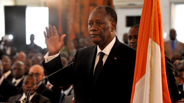 Alassane Ouattara a prêté serment ce vendredi et sera investi le 21 mai. [ISSOUF SANOGO]