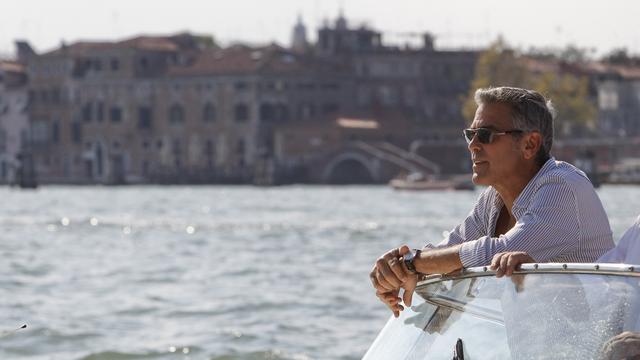 Georges Clooney présente son quatrième film en ouverture de la 68eMostra de Venise. [Andrew Medichini]