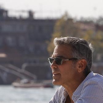 Georges Clooney présente son quatrième film en ouverture de la 68eMostra de Venise. [Andrew Medichini]