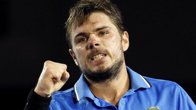 Stanislas Wawrinka disputera son deuxième quart de finale d'affilée en Grand Chelem. [Daniel Munoz]