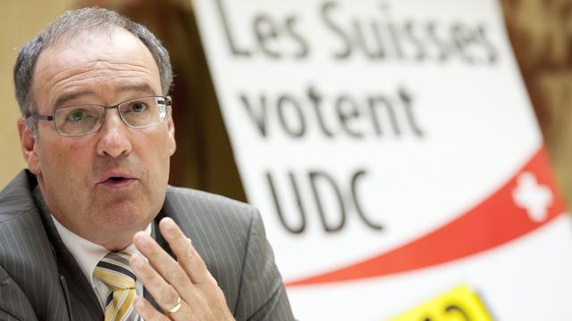 Guy Parmelin, conseiller national (UDC/VD). [Laurent Gillieron.]