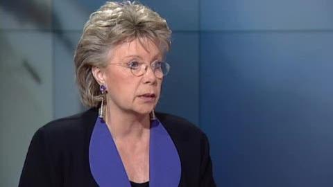Viviane Reding: « C'est une bonne chose que les crapules comprennent qu'il n'y a plus d'immunité. »