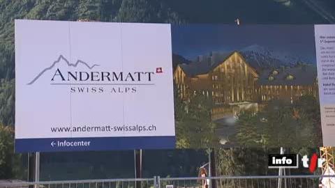 Andermatt Swiss Alp est le plus grand projet immobilier actuellement en cours dans les Alpes, dans le canton d'Uri