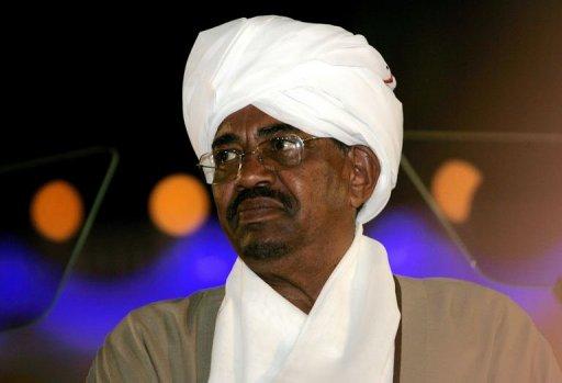 Le président soudanais Omar el-Béchir le 31 décembre 2010 à Khartoum