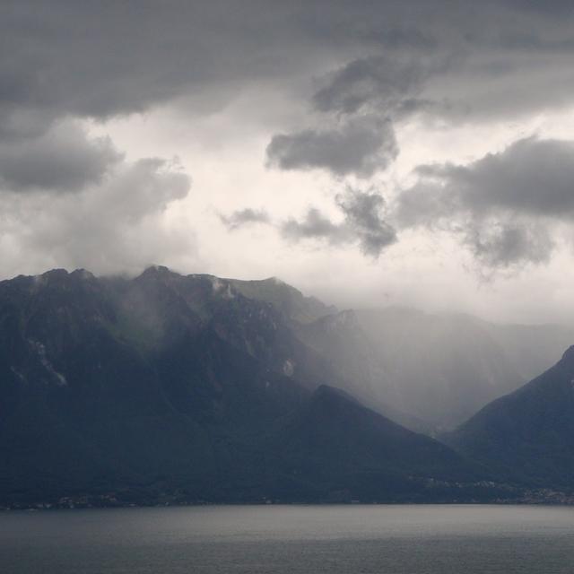 Vue du Grammont, de St-Gingolph et du Lac Léman. [André Perrenoud]