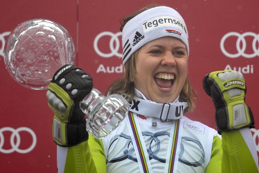 Viktoria Rebensburg est la "géante" de la saison. [KEYSTONE - DOMINIC FAVRE]