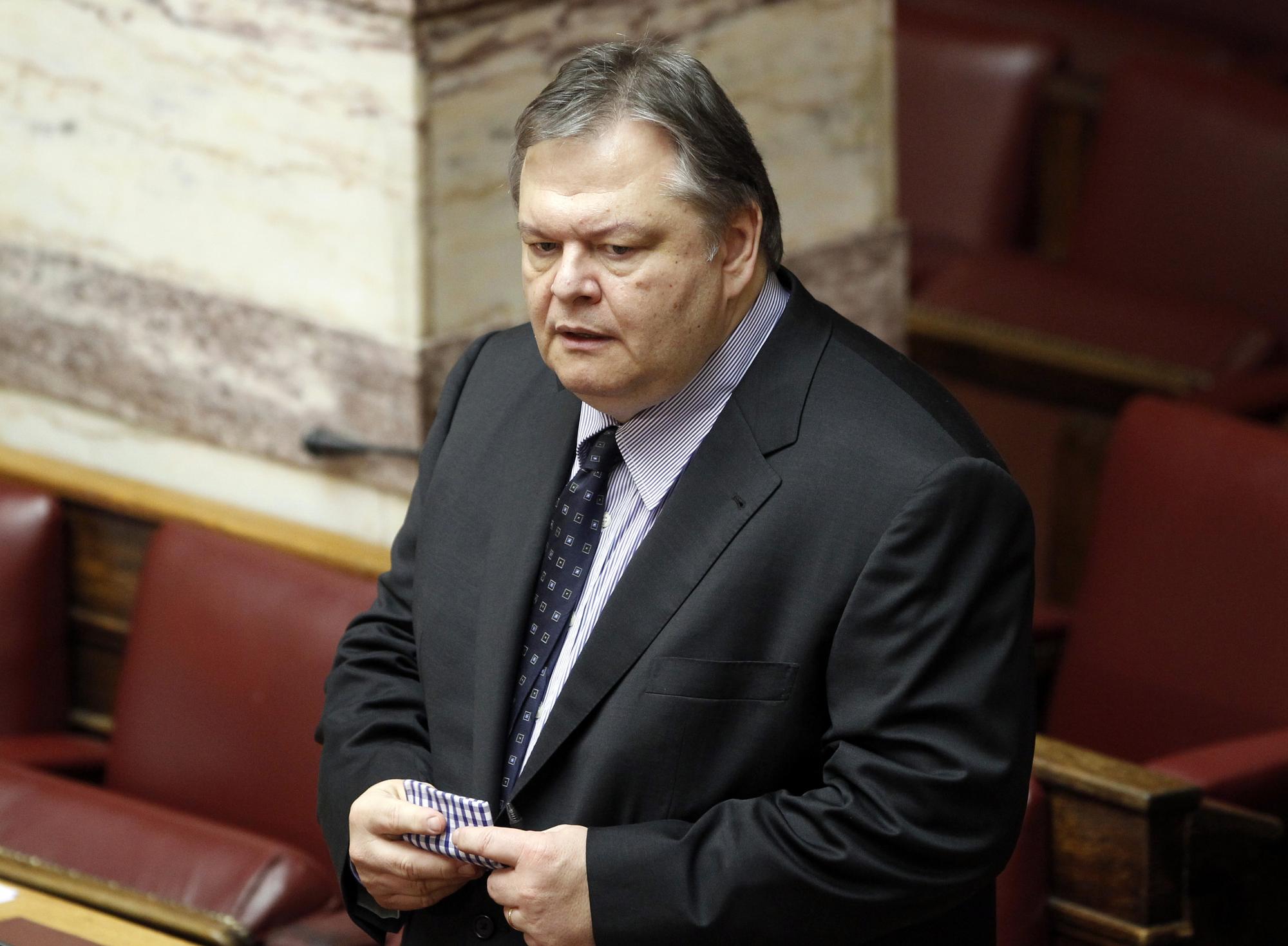 L'ancien ministre de la Défense Evangelos Venizelos est devenu le nouveau ministre grec des finances. [John Kolesidis]