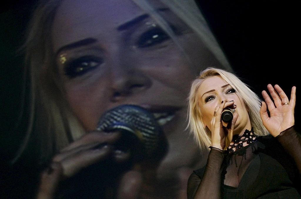 Kim Wilde avait connu son heure de gloire dans les années 80 avec "Kids in America", "Cambodia". [KEYSTONE - EPA/FRANK MAY]