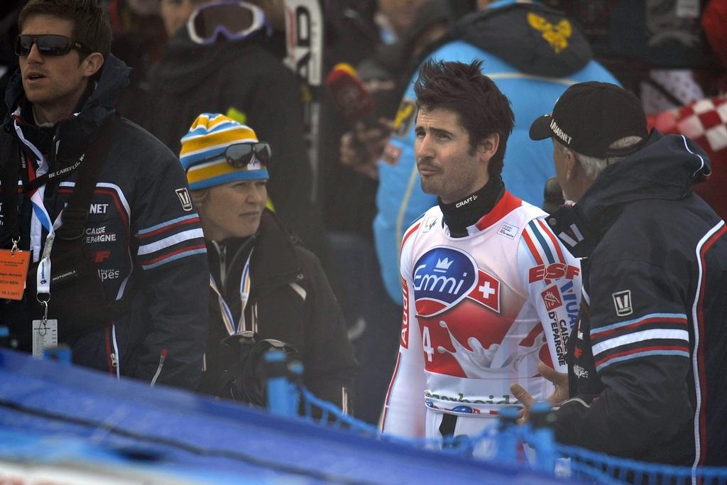 Jean-Baptiste Grange a loupé une belle occasion de ravir la 1ère place au général du slalom. [KEYSTONE - DOMINIC FAVRE]