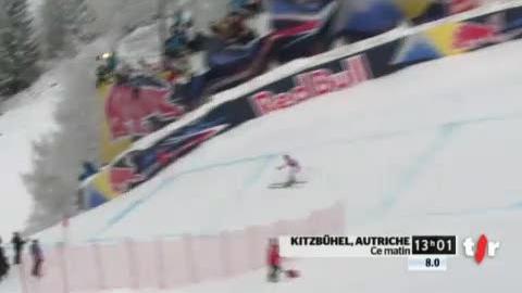 Ski alpin / descente de Kitzbühel: terrible chute de l'Autrichien Hans Grugger qui n'est pas sans rappeler l'accident de Daniel Albrecht en 2009
