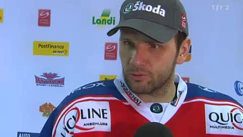 Hockey / Playout LNA (1/2 finale, acte 5): Bienne - Ambri (2-0) + itw Martin Steinegger (Bienne)