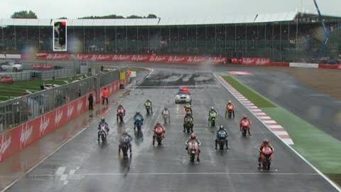 Motocyclisme / GP de Grande-Bretagne à Silverstone: motoGP. Le départ.