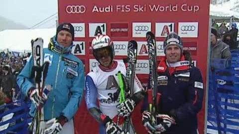Ski alpin / Super G hommes de Beaver Creek : le Grison Sandro Viletta crée la surprise et s'impose devant Svindal et Feuz + itw Sandro Viletta et Beat Feuz