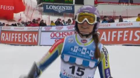 Ski alpin/Slalom dames de Lenzerheide/2ème manche : Tina Maze remporte l’épreuve !