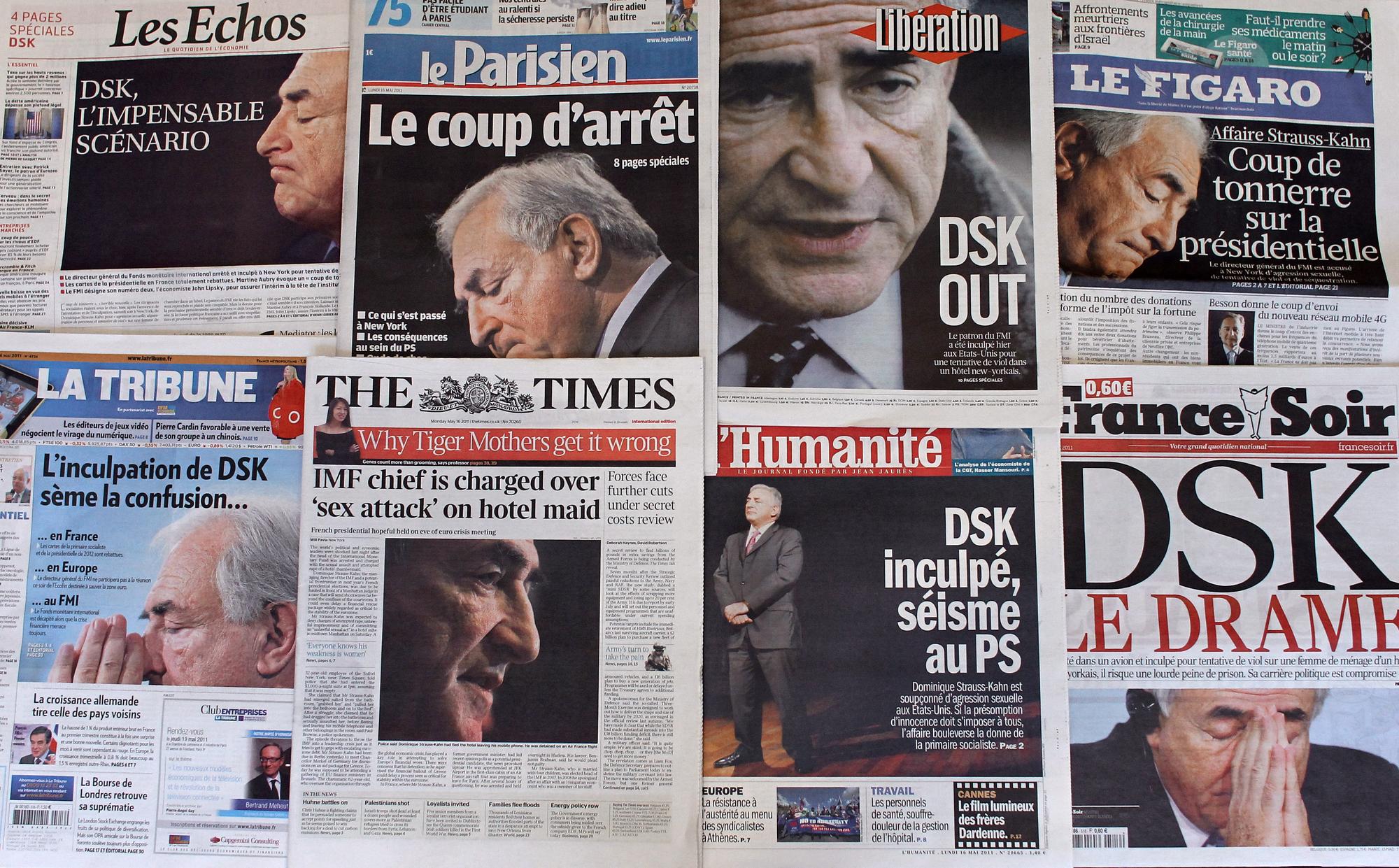 L'affaire DSK défraie la chronique en France et à l'étranger. [Thomas Coex]