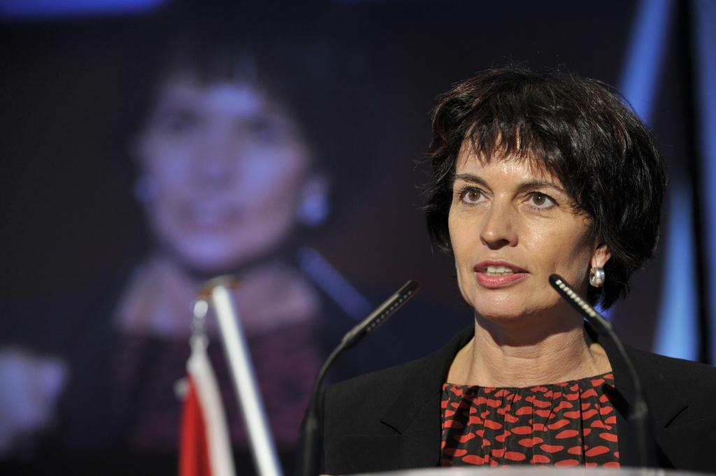 Doris Leuthard était elle aussi présente à Wil. [Regina Kuehne]