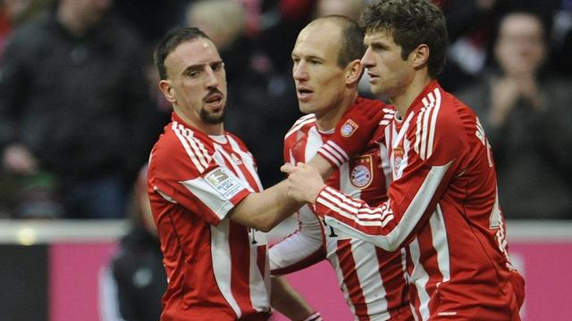 Ribéry et Robben donnent une toute autre allure au Bayern. Sans parler de Thomas Mueller... [Andreas Gebert]