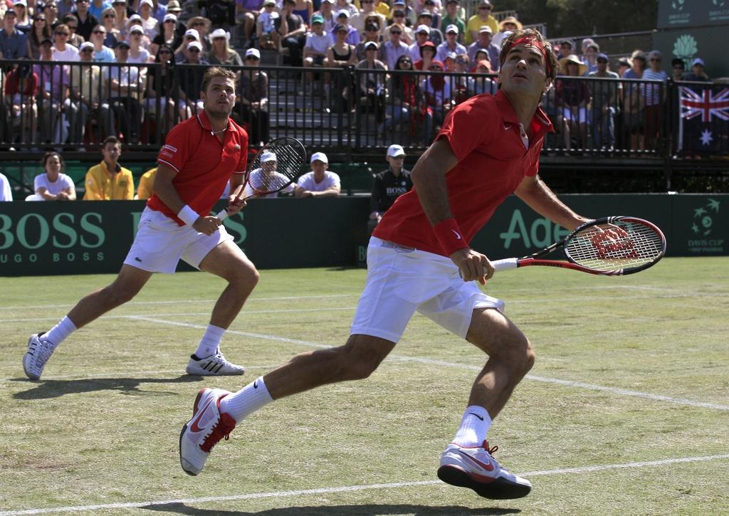 Federer et Wawrinka n'ont pas trouvé la clé sur le gazon de Sydney.