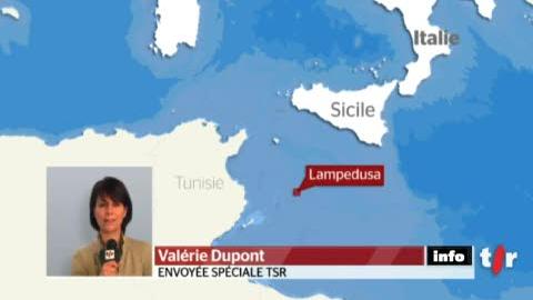 Réfugiés tunisiens à Lampedusa: les précisions de Valérie Dupont