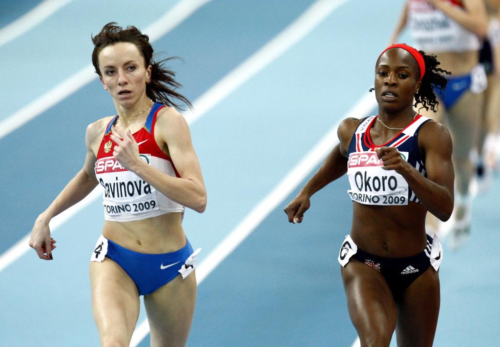 Le 800 m dames, avec notamment Mariya Savinova, sera une des autres attractions du meeting d'Oslo. [KEYSTONE - Luca Bruno]