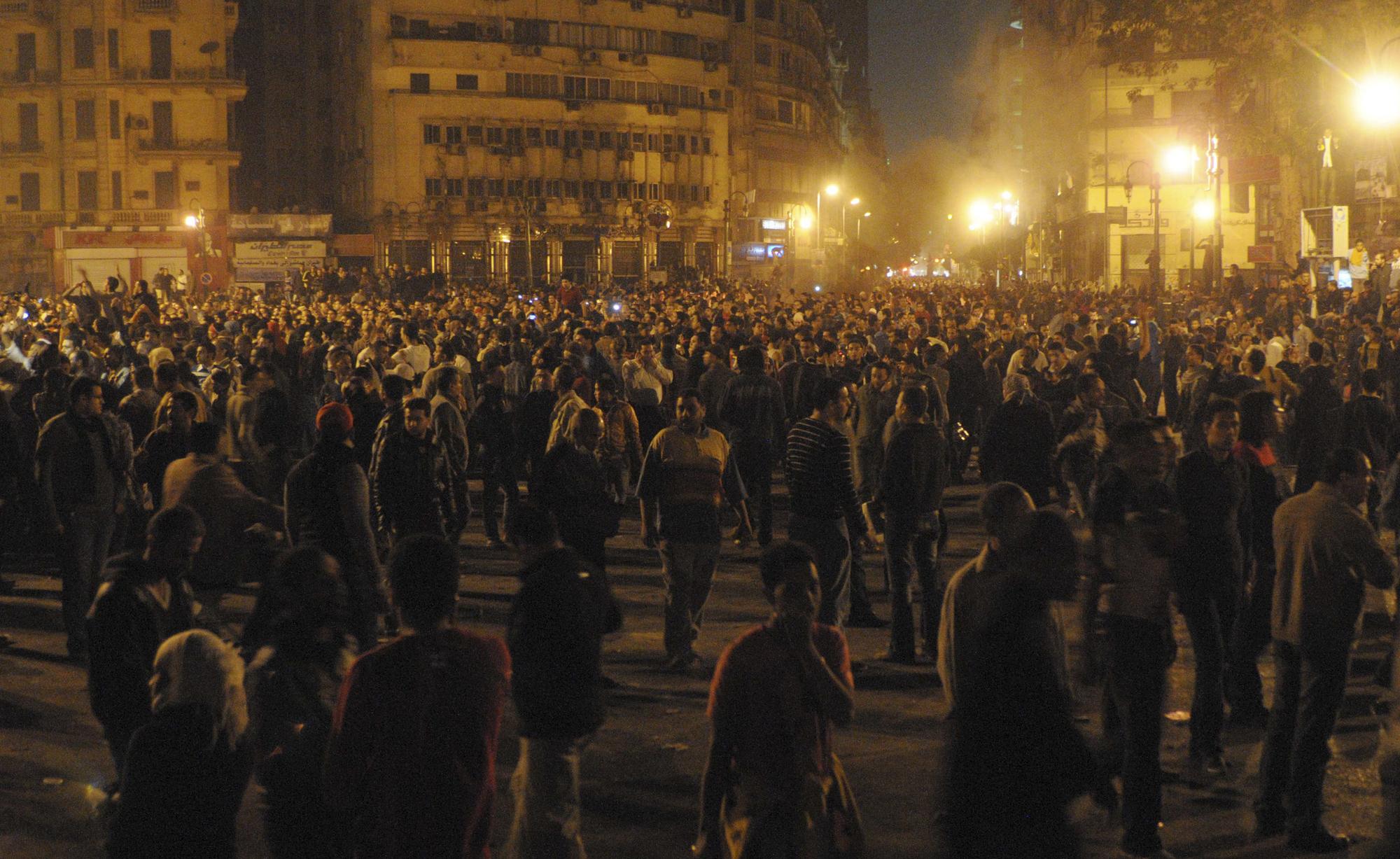 La place Tahrir était toujours occupée par les manifestants lundi soir. [REUTERS - Stringer]