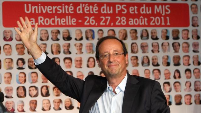 François Hollande, PS, La Rochelle [Bob Edme]