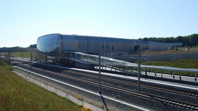 La nouvelle gare TGV de Belfort. [RTS - Gaël Klein]