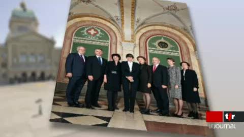 Le Conseil fédéral dévoile sa photo officielle pour l'année 2011