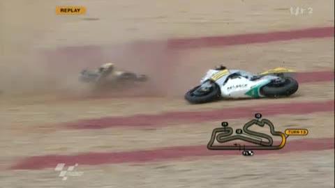 Moto/GP du Portugal/Moto2 : Chute et abandon de TomTom !