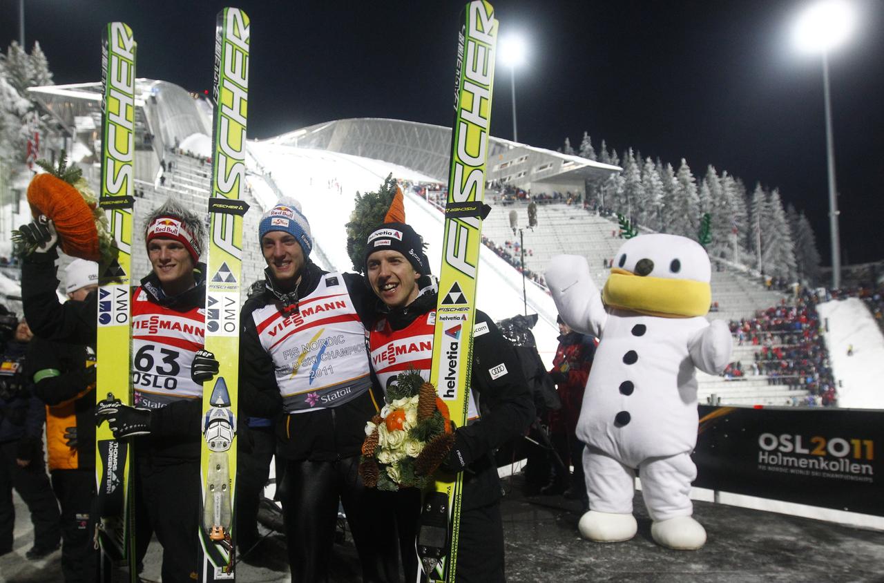 Morgenstern, Schlierenzauer, Ammann: un podium qui a de l'allure! [Michael Dalder]