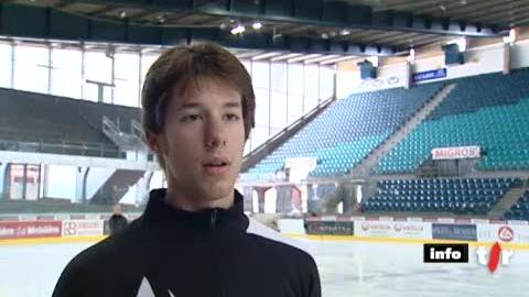 Patinage artistique: rencontre avec Laurent Alvarez, espoir suisse