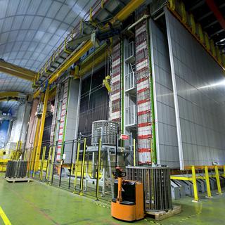 Laboratoire de l’INFN Gran Sasso en Italie, vers lequel ont été envoyé les neutrinos depuis le CERN. [infn]